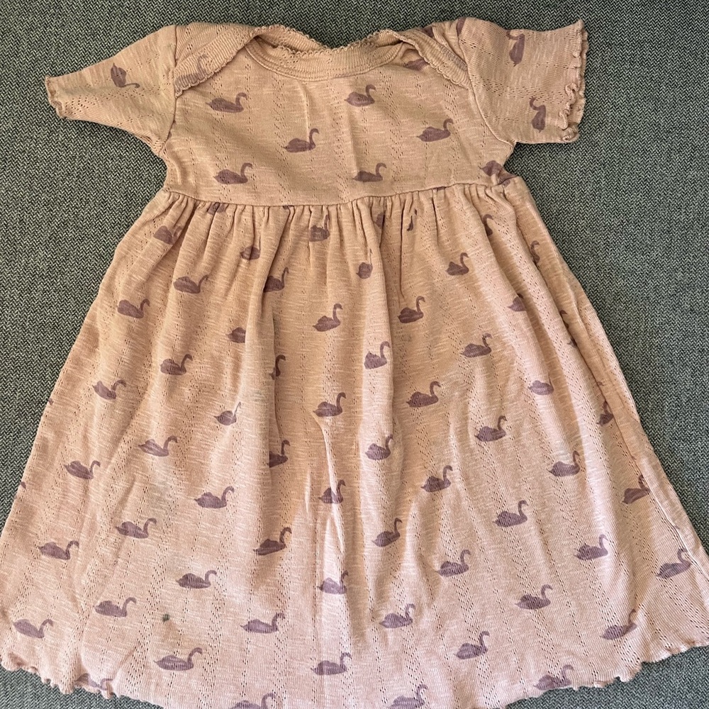 Kate Quinn Swan Print Sundress